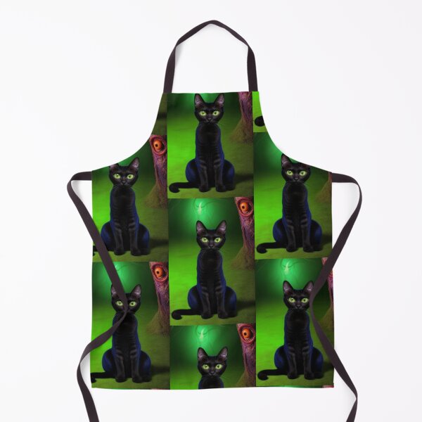Item preview, Psychedelic Trippy Black Cat designed and sold by TheDarkWardrobe.