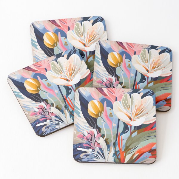 Item preview, Mid Century Botanical Retro Leaves  Florals  designed and sold by Prints and Lifestyle.
