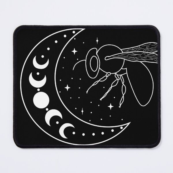 Artikelvorschau, Kontur Biene mit Mond entworfen und verkauft von MagiTepes.