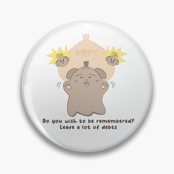Item preview, Toto-Leave Debts designed and sold by boobooadieu ..