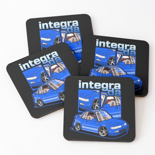 Item preview, Integra DA *Car Design vector illustrated CARtoon CARicature Comic Style* designed and sold by itsTheBugz.