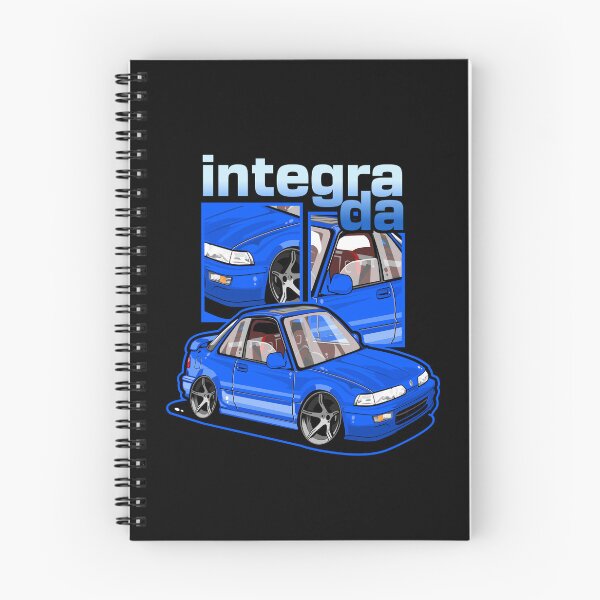 Item preview, Integra DA *Car Design vector illustrated CARtoon CARicature Comic Style* designed and sold by itsTheBugz.