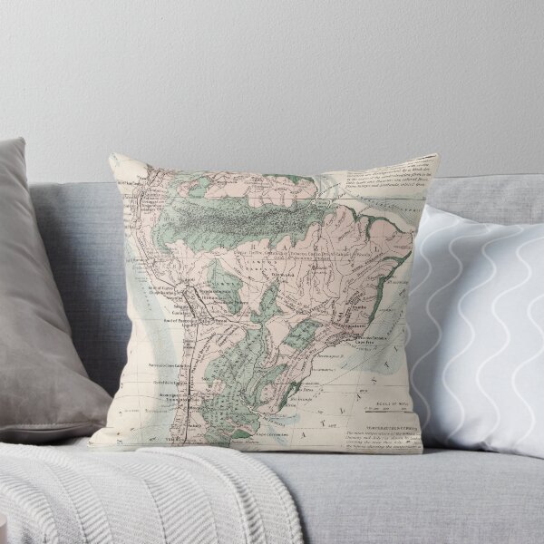 Item preview, Vintage Map of South America (1858) designed and sold by BravuraMedia.