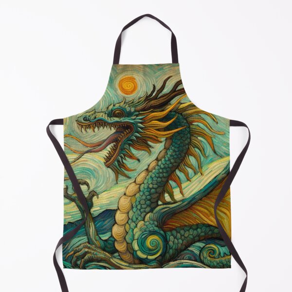 Item preview, Van Gogh Style Dragon - Artistic Dragon designed and sold by Star-Fragment.