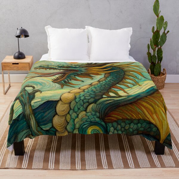 Artikelvorschau, Drache im Van-Gogh-Stil – künstlerischer Drache entworfen und verkauft von Star-Fragment.