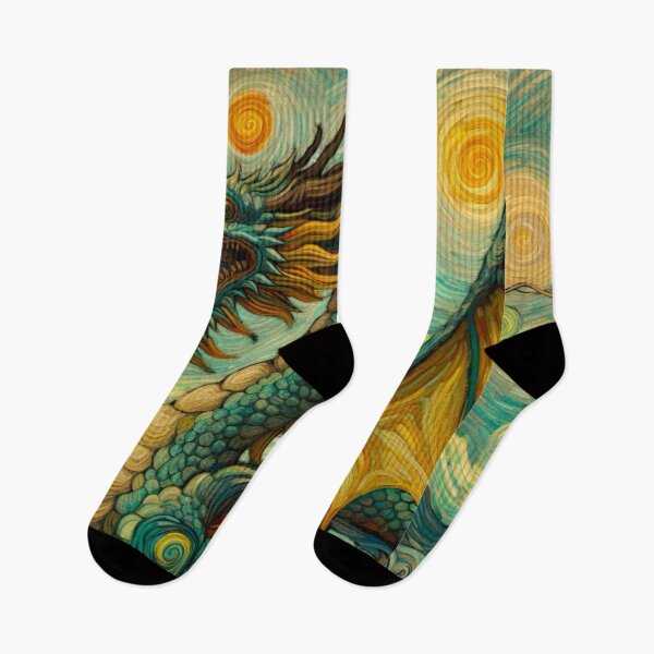 Item preview, Van Gogh Style Dragon - Artistic Dragon designed and sold by Star-Fragment.