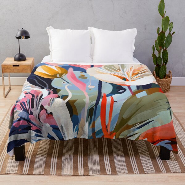 Item preview, Mid Century Botanical Retro Leaves Florals designed and sold by Prints and Lifestyle.