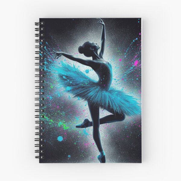 Aperçu de l'œuvre Néon Ballet Bleu 2 créée et vendue par Viki’s Visions.