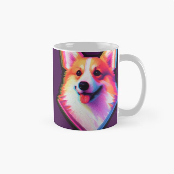 Item preview, Corgi jinete de onda retro designed and sold by BarkandStick.