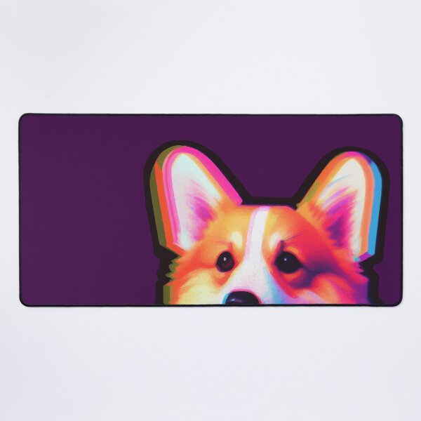 Item preview, Retro Wave Rider Corgi designed and sold by BarkandStick.