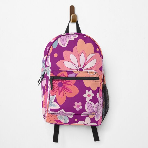 Item preview, Floral Composition in Purple, Orange and Pink designed and sold by SamJanner.