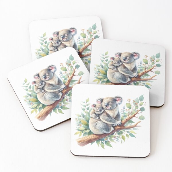 Item preview, Australian Koala Mother and her Joey Baby designed and sold by Michael van der Hoorn.