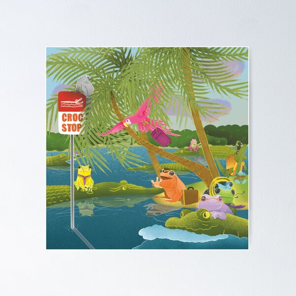 Item preview, Crocodile Commute  designed and sold by JTuckerman.