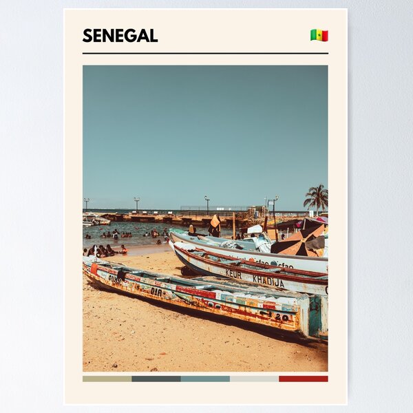 Item preview, Visit Senegal (Travel The World) designed and sold by RabbitK.