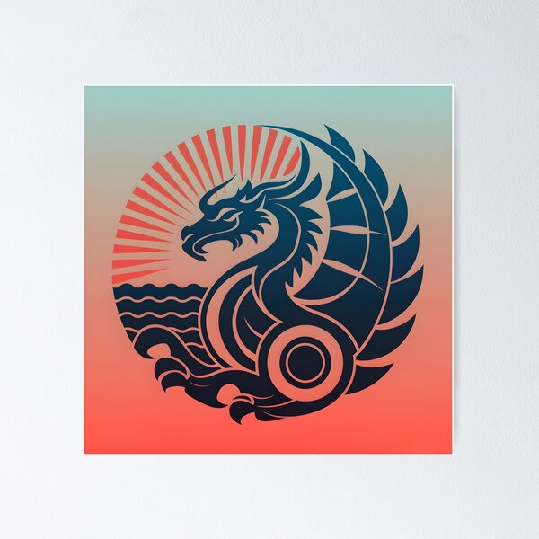 Item preview, Zen Dragonrise: Elegant Sunburst  designed and sold by DragonRealms.