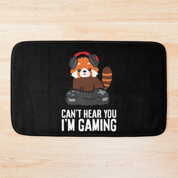 Item preview, Red Panda Gaming Can't Hear You I'm Gaming Red Panda designed and sold by taaddison50.