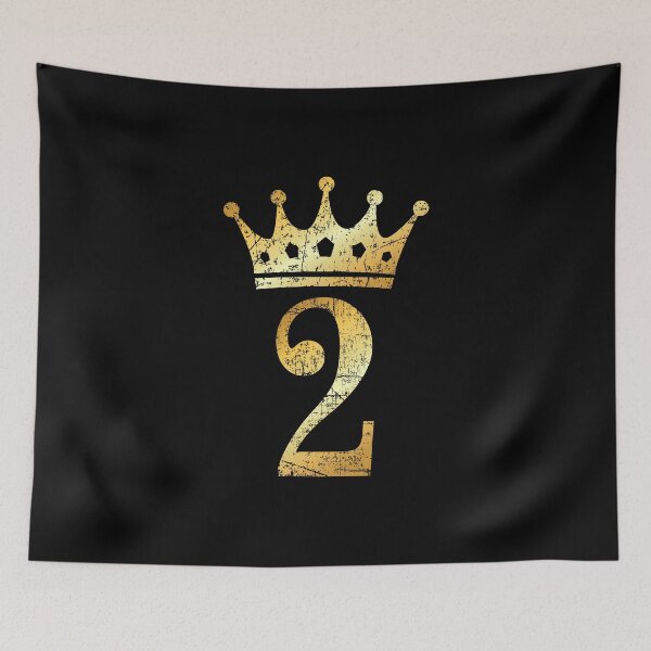 Item preview, Crown Number 2 - 2nd Birthday & Anniversary (Ancient Gold) designed and sold by theshirtshops.