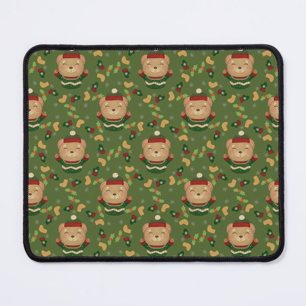 Item preview, Teddy Bear Wreath Christmas Pattern designed and sold by I Am Cuta.