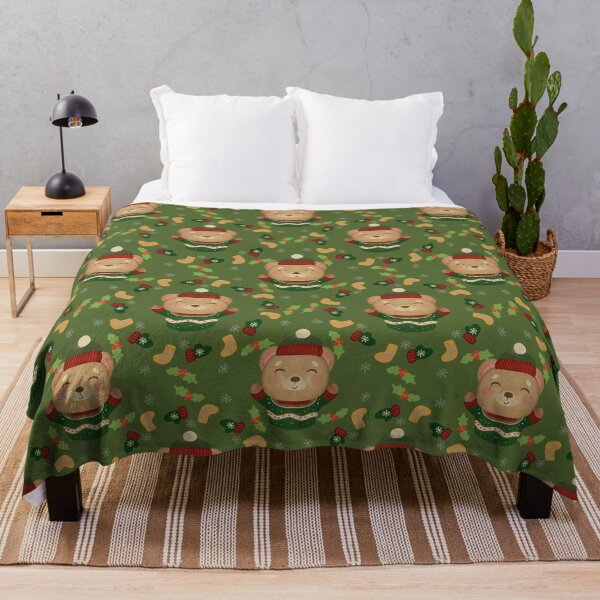 Item preview, Teddy Bear Wreath Christmas Pattern designed and sold by I Am Cuta.
