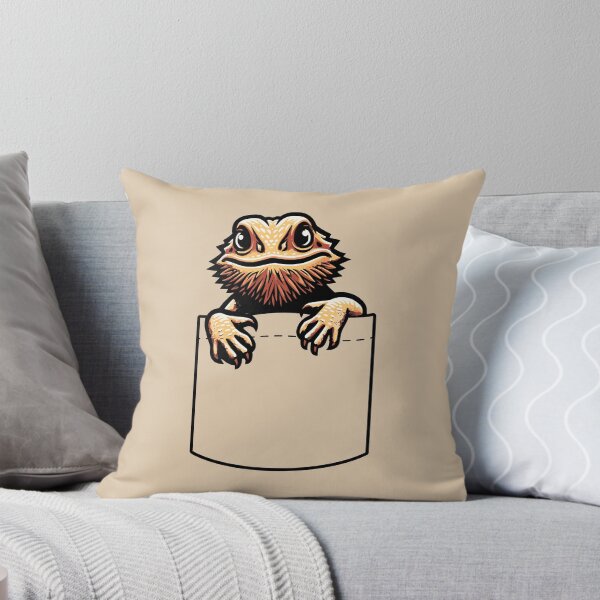 Item preview, Bearded Dragon Pogona Shirt Pocket Reptile Lizard Pet Lover Youth Light Background designed and sold by lunaticbear.