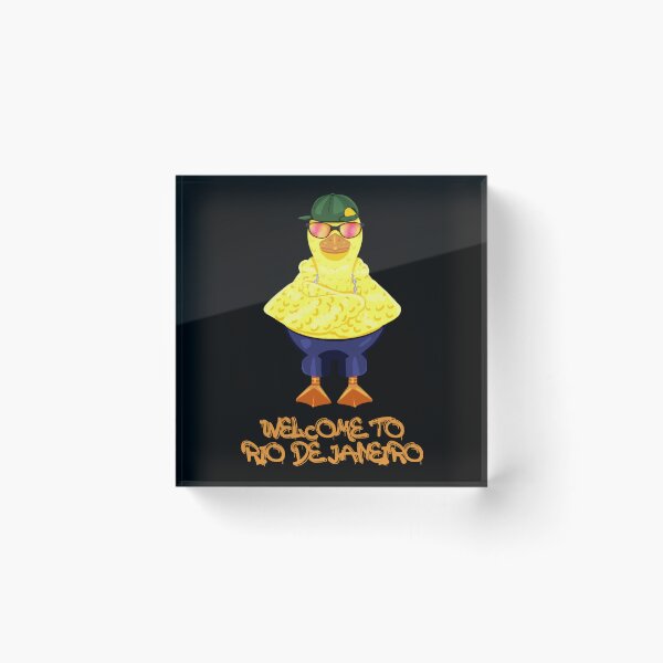 Item preview, Carioca Duckling Welcome to Rio de Janeiro designed and sold by LoreleiArts.