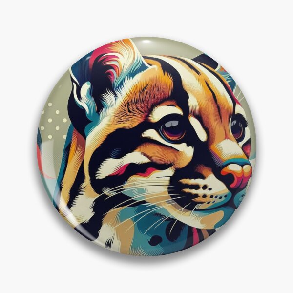 Item preview, Retro Ocelot designed and sold by ArgamaArts.