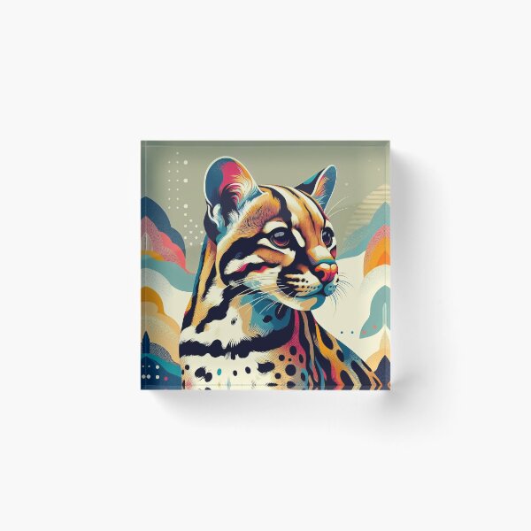 Item preview, Retro Ocelot designed and sold by ArgamaArts.
