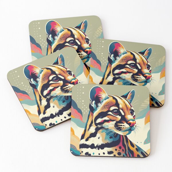 Item preview, Retro Ocelot designed and sold by ArgamaArts.