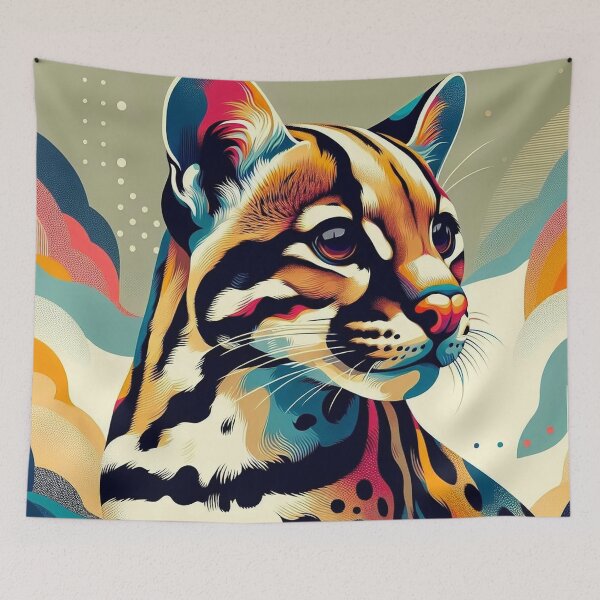 Item preview, Retro Ocelot designed and sold by ArgamaArts.