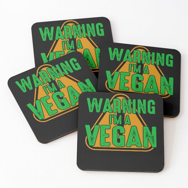Item preview, Warning I am a Vegan - Cool Gifts For Vegan by FanityPrints designed and sold by FanityPrints.