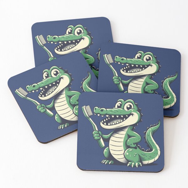 Item preview, Crocodile with a toothbrush designed and sold by TimewardGaming.