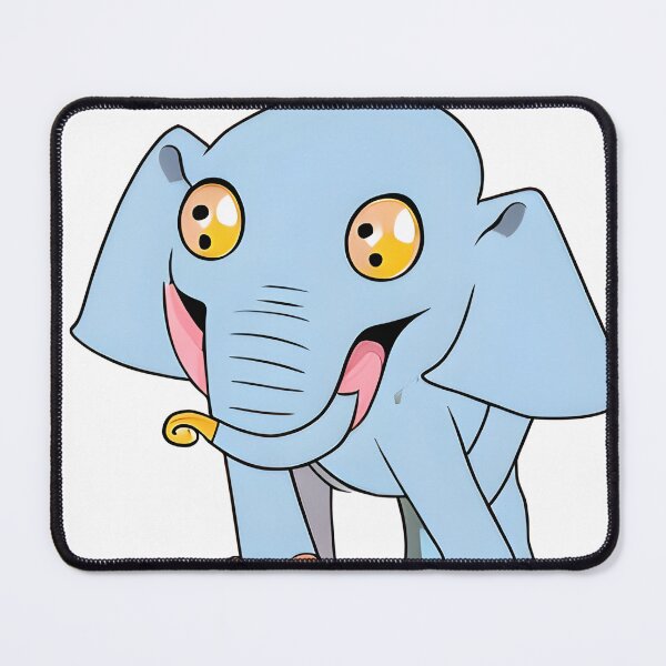 Item preview, CUTE LITTLE BLUE ELEPHANT BIG EYES. designed and sold by Sanny88.