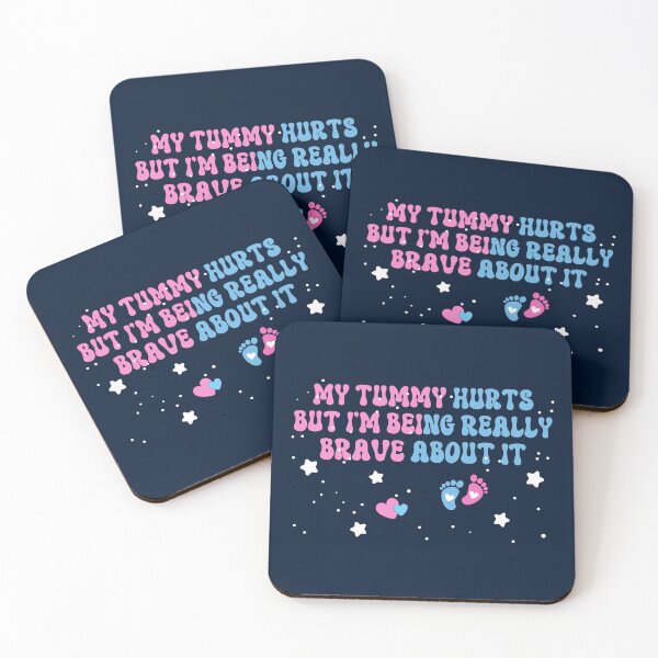 Item preview, Funny Saying Quotes My Tummy Hurts Family Matching Pregnancy Announcement Christmas Baby Gender Reveal Party designed and sold by LittleZea.