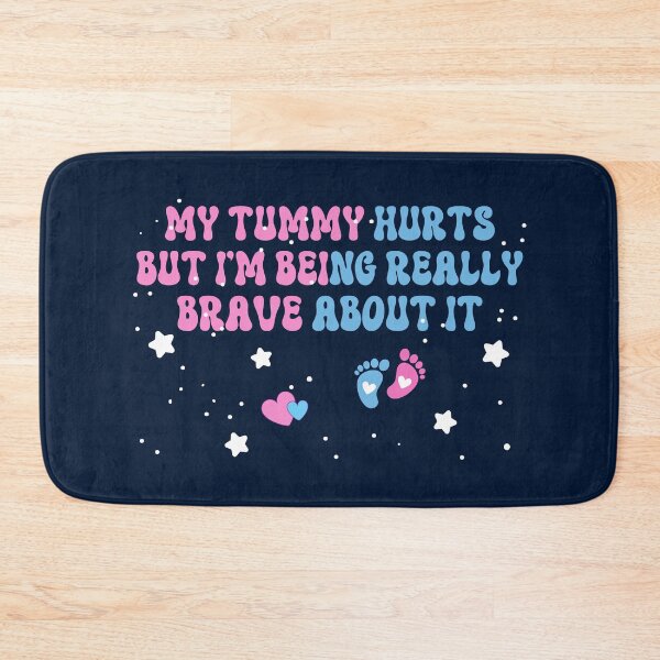 Item preview, Funny Saying Quotes My Tummy Hurts Family Matching Pregnancy Announcement Christmas Baby Gender Reveal Party designed and sold by LittleZea.