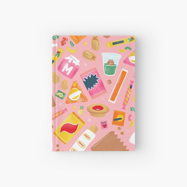 Old School Tuck Shop Snacks Hardcover Journal