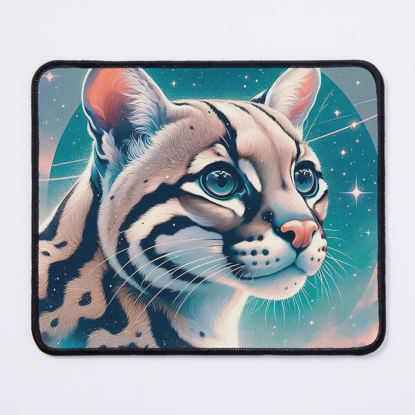 Item preview, Sci-Fi Ocelot designed and sold by ArgamaArts.