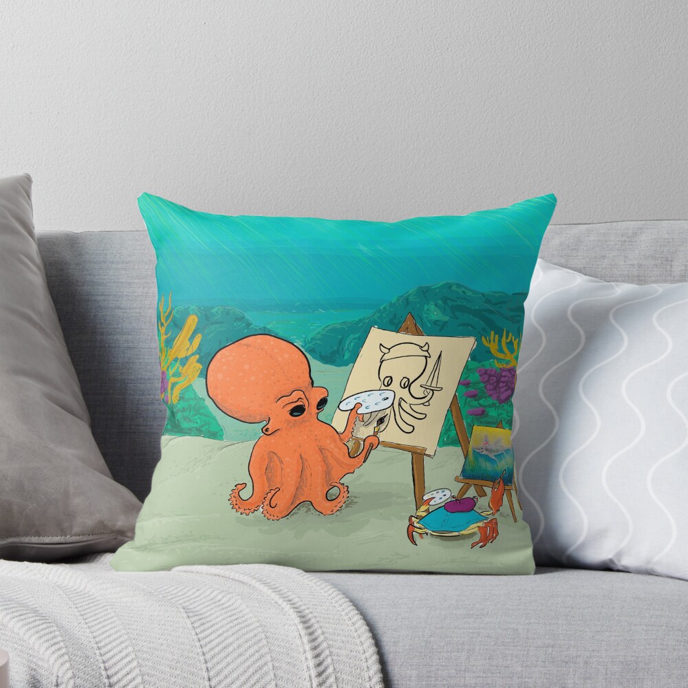 Item preview, Throw Pillow designed and sold by Raulboy.