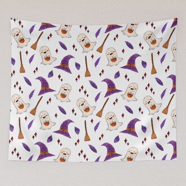 Item preview, Cute halloween ghost trick or treat designed and sold by pinkyfish1010.