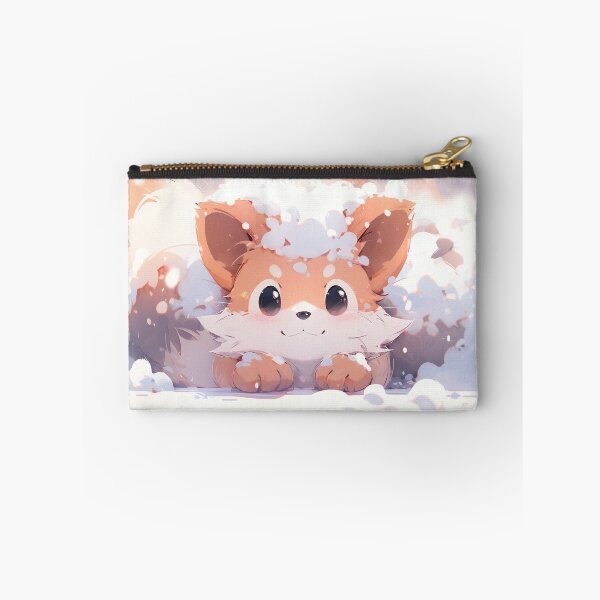 Item preview, Cute Anime Winter Red Fox designed and sold by ArtsyChaosArt.
