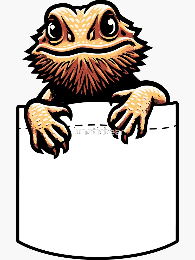 Bearded Dragon Shirt Youth Bearded Dragon Pocket