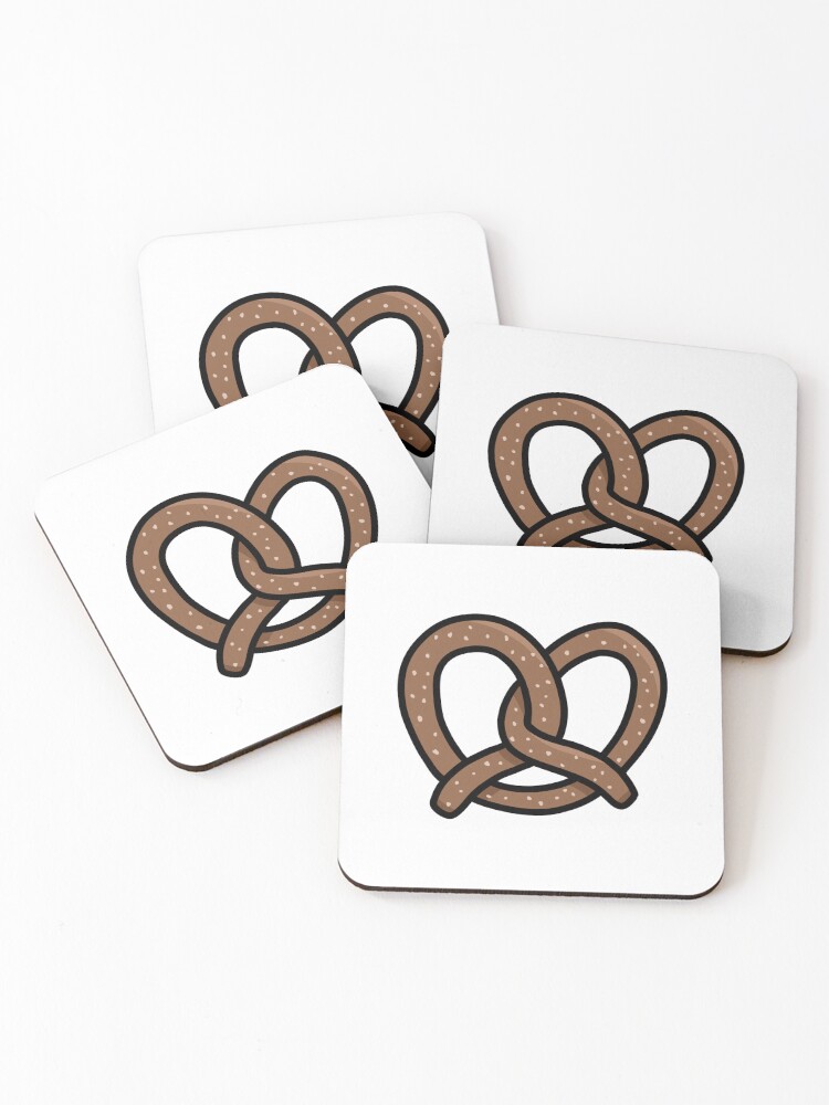 Thumbnail 1 of 5, Coasters (Set of 4), Pretzel designed and sold by Reeseworks.