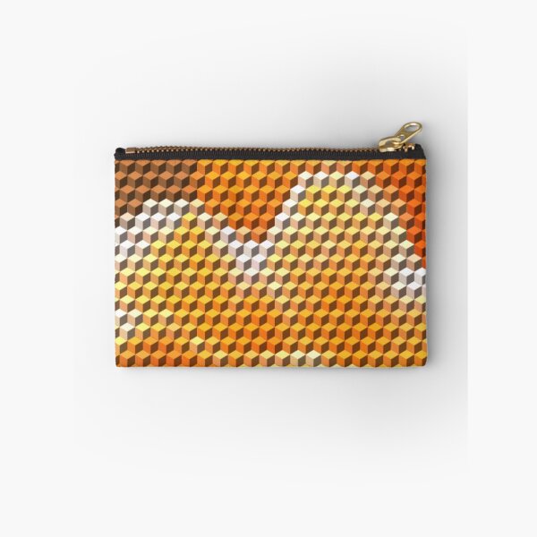 Item preview, Orange 3D Cubes Low Poly Art designed and sold by SpiroJo.