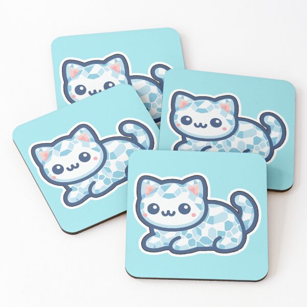 Item preview, Crystal Cat - Sparkling Feline Elegance designed and sold by WeirdDemonGames.
