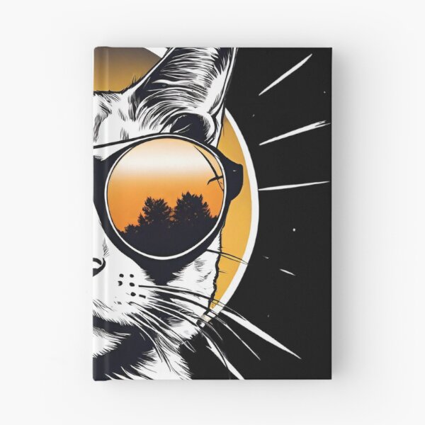 Item preview, Cat Total Solar Eclipse 2024  designed and sold by CyberArtistOne.