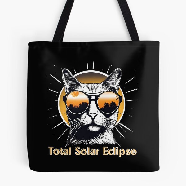Item preview, Cat Total Solar Eclipse 2024  designed and sold by CyberArtistOne.
