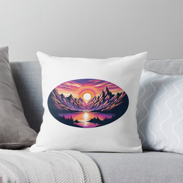 Item preview, Mountain Lake At Sunset designed and sold by TheBenjs.