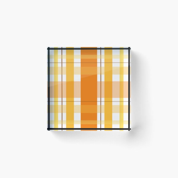 Item preview, Orange plaid pattern designed and sold by pinkyfish1010.