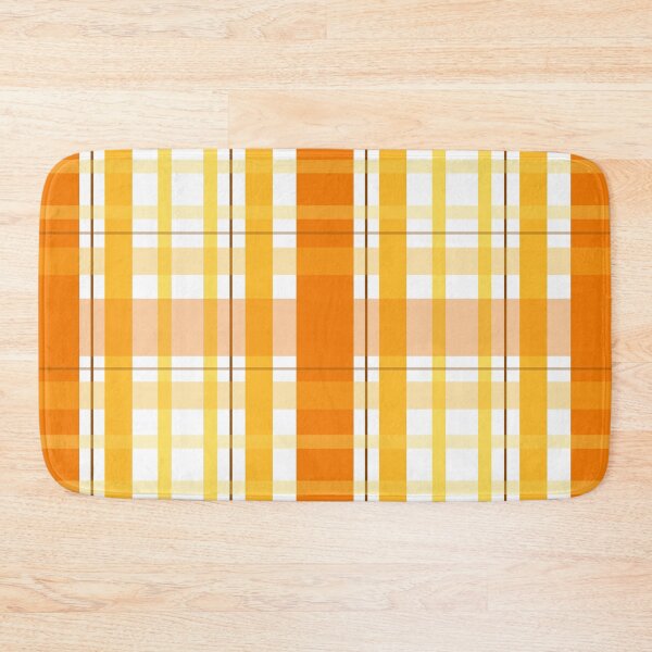Item preview, Orange plaid pattern designed and sold by pinkyfish1010.