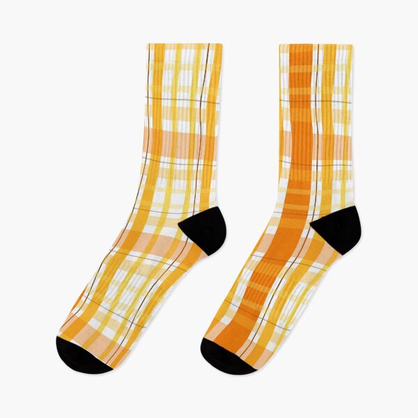 Item preview, Orange plaid pattern designed and sold by pinkyfish1010.