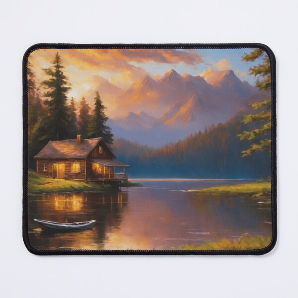 Item preview, CABIN BY THE LAKE designed and sold by Maysgallery.